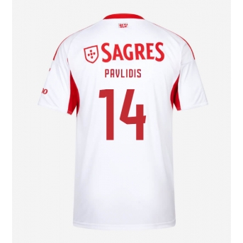 Benfica Vangelis Pavlidis #14 Maglia Gara Terza Repliche 2025-26 Maniche Corte